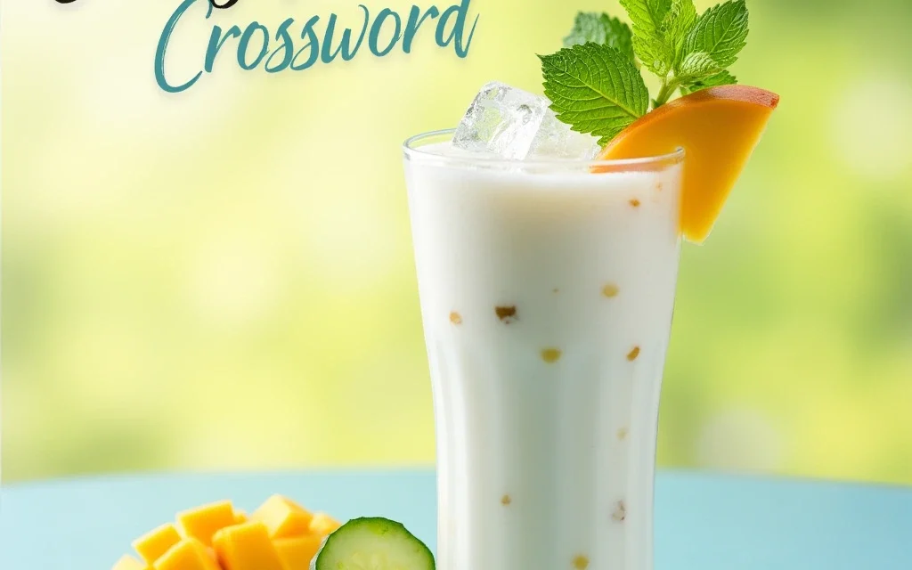 cold yogurt drink crossword